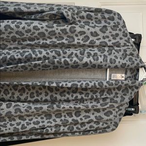 Grey Cheetah cardigan